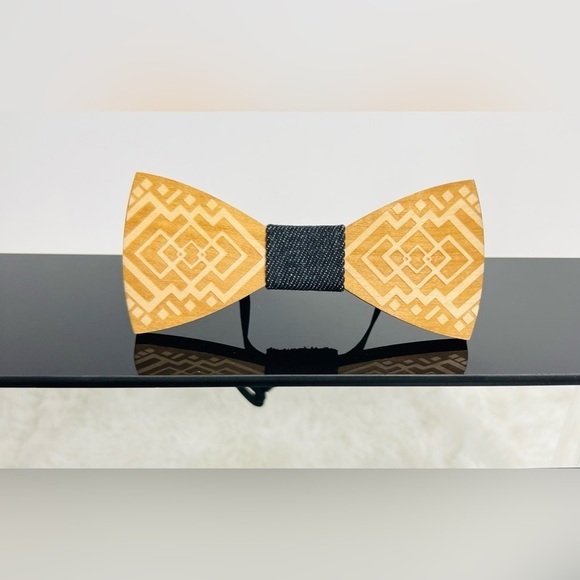 ◼️ WOOD BOW TIE ◼️ - Picture 1 of 4
